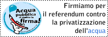 Banner acqua pubblica