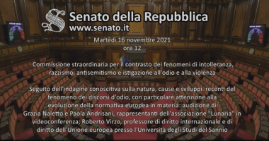 senato audizione lunaria discorsi d'odio