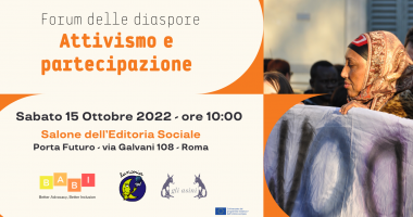 Attivismo e partecipazione. BABI_15 ottobre Salone editoria sociale