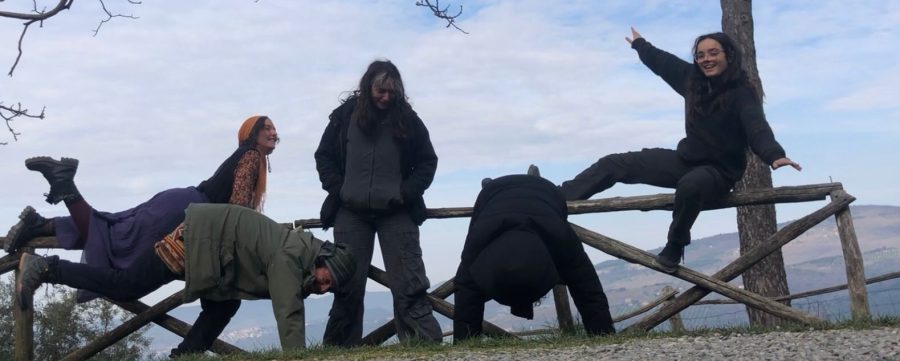 Partecipanti in attività di gioco.